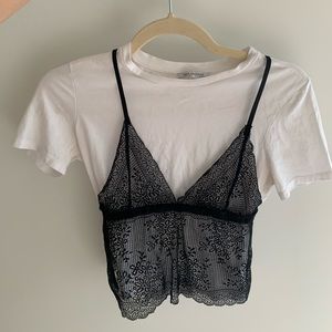 Zara cami/tshirt